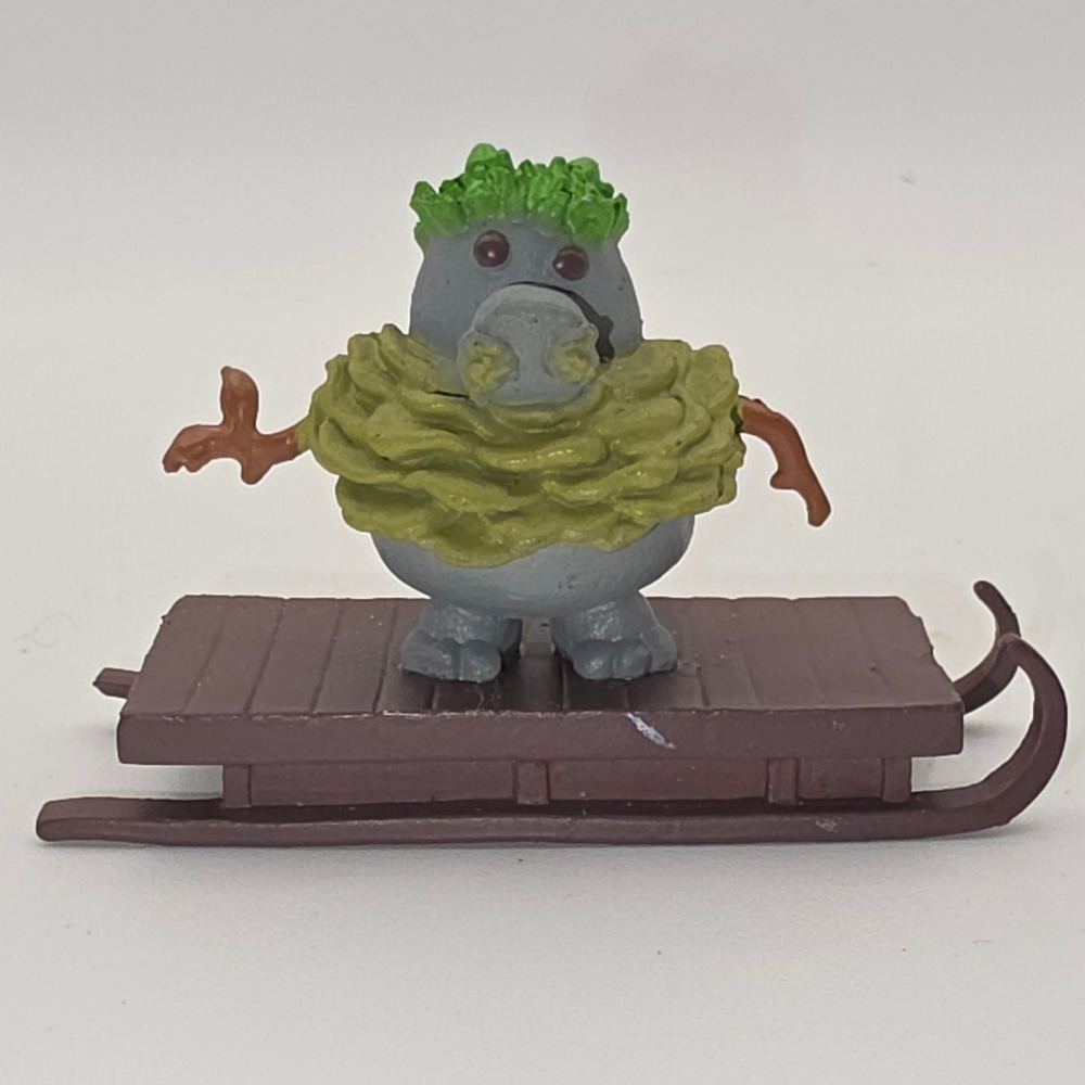 Disney Frozen Flemmingrad On A Sled Troll Mini Figure Small Gray Good